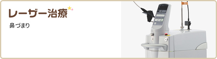 レーザー治療 | スギ花粉症・ダニアレルギー