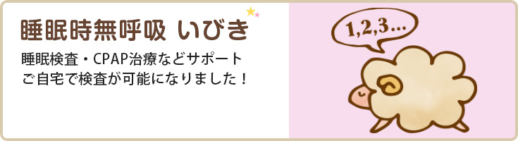 睡眠時無呼吸 いびき